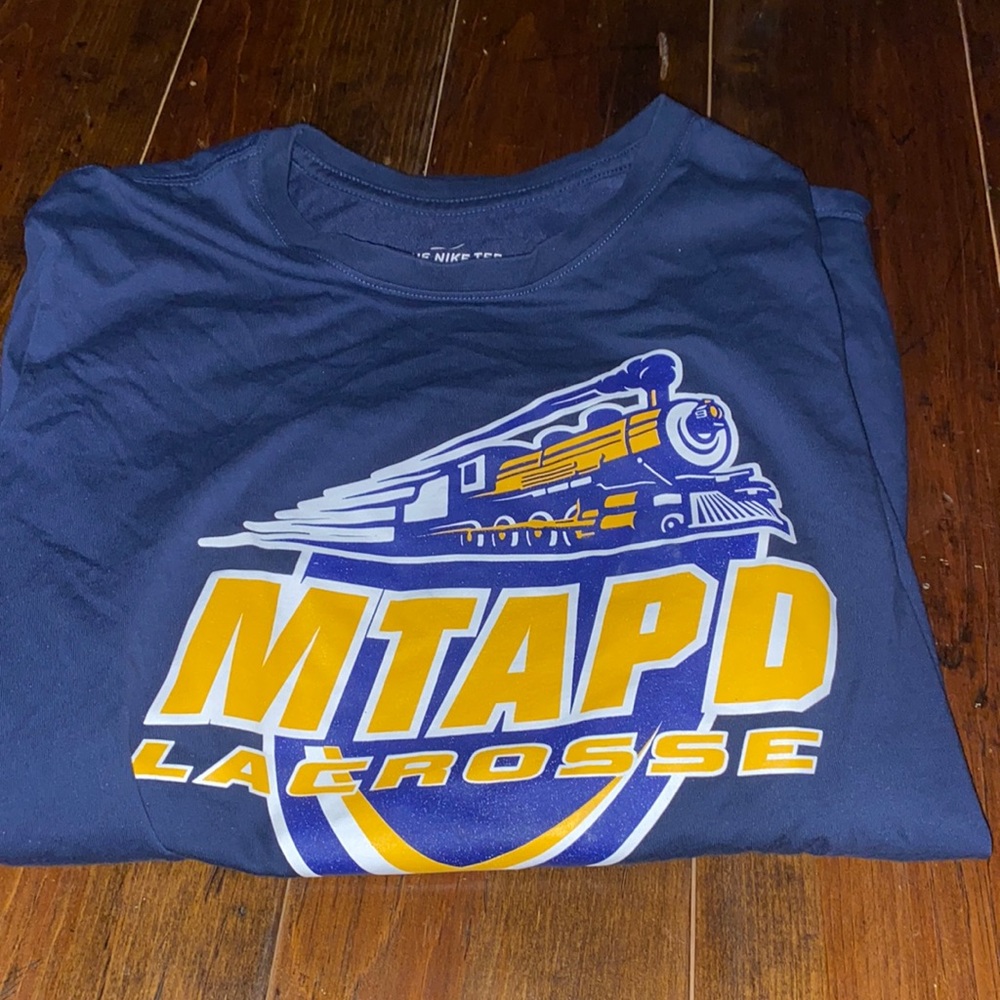 Nike L/S Dri-Fit “MTA PD” lacrosse shirt.